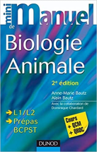 Mini manuel de Biologie animale - 2e édition: Cours et QCM/QROC