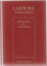 Dictionnaire des mots croisés