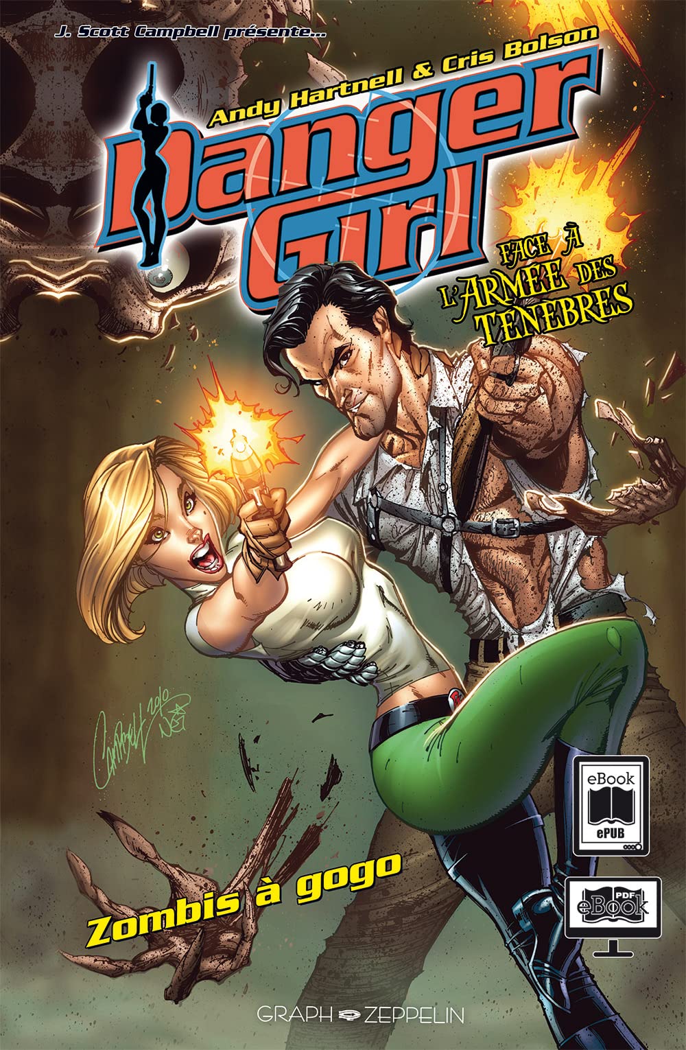 Danger Girl face à l'Armée des Ténèbres  - Zombis à gogo