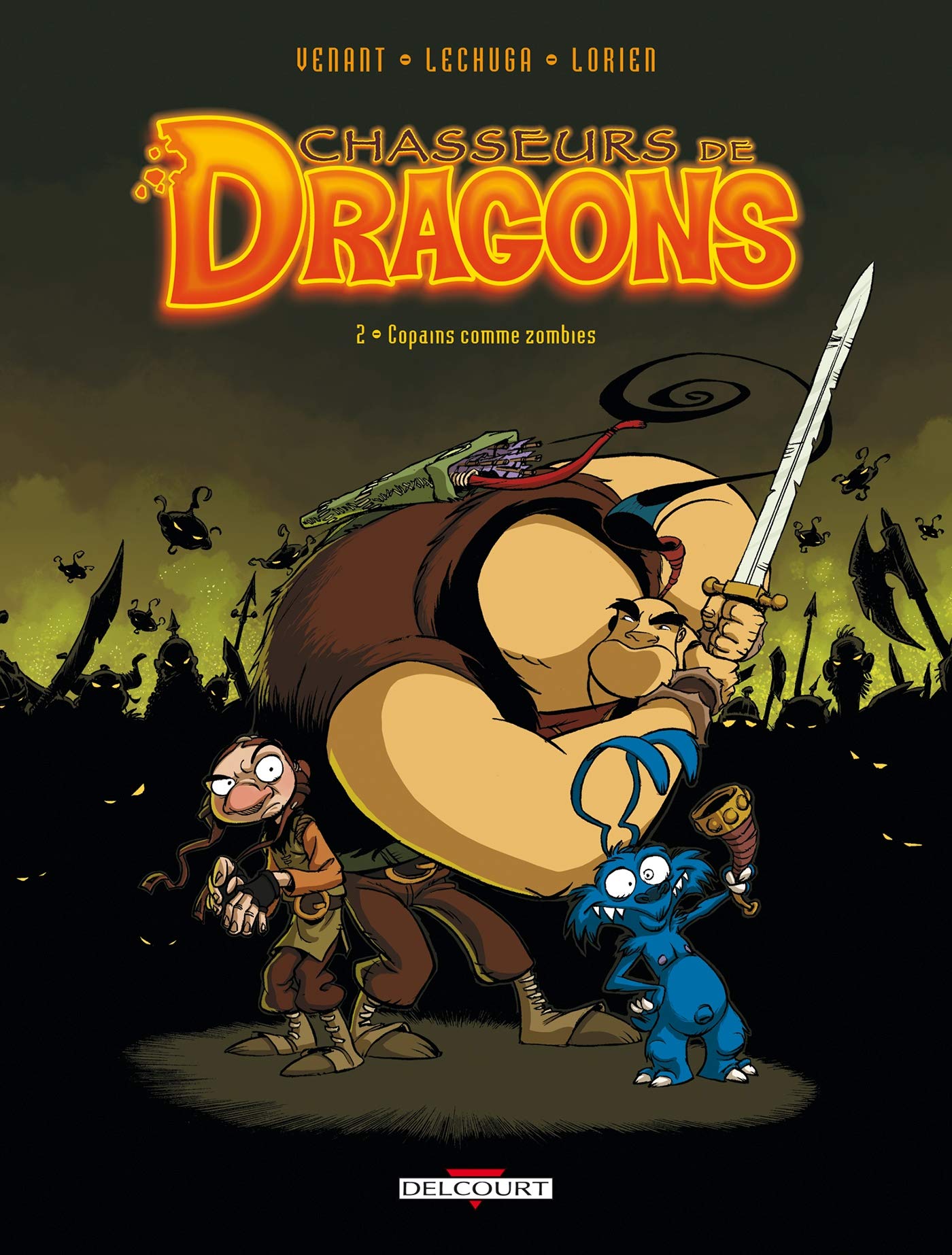 Chasseurs de dragons T02: Copains comme zombies